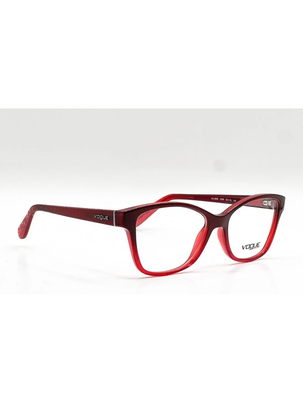 Vogue VO 2998 2348 Red Brick Gradient Fire Red Authentic Eyeglass Frames 52-16